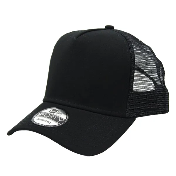 Mũ New Era 9Forty Plain Mesh Trucker Snapback Cap Màu Đen