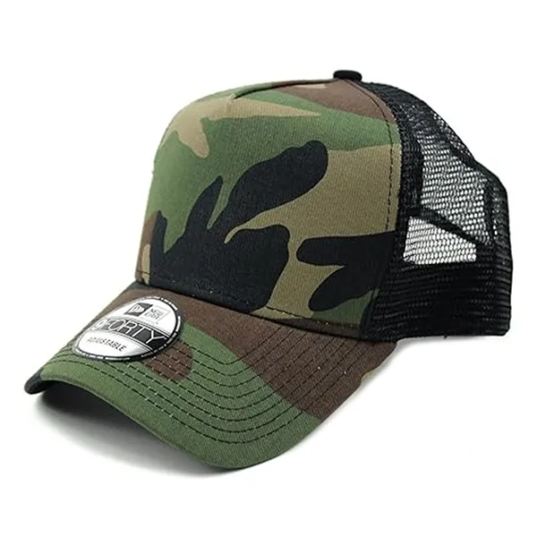 Mũ New Era 9Forty Plain Mesh Trucker Snapback Cap Màu Đen Camo - Mũ nón - Vua Hàng Hiệu