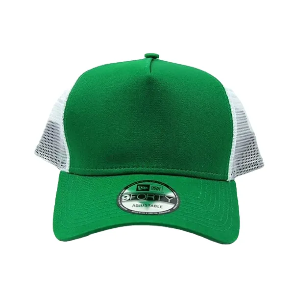 Mũ New Era 9Forty Plain Mesh Trucker Snapback Cap Màu Xanh Lá Trắng - Mũ nón - Vua Hàng Hiệu