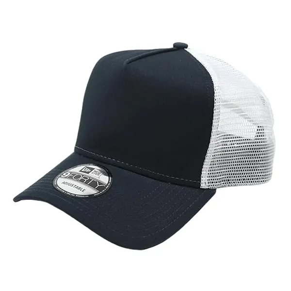 Mũ New Era 9Forty Plain Mesh Trucker Snapback Cap Màu Xanh Navy Trắng - Mũ nón - Vua Hàng Hiệu
