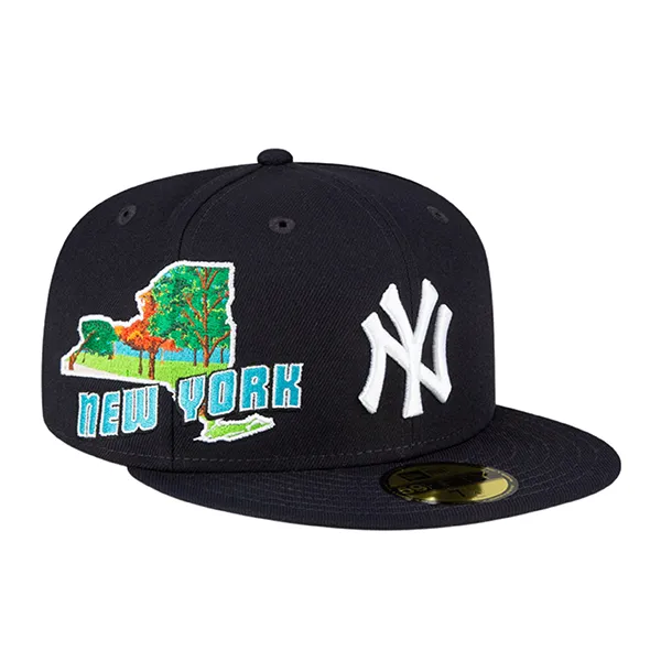 Mũ New Era New York Yankees 59Fifty Navy Stateview Baseball Cap Màu Xanh Navy