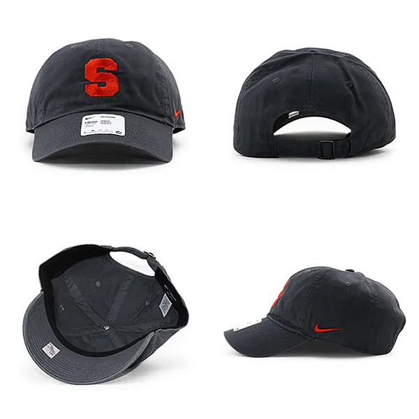Mũ Nike NCAA Heritage 86 Logo Strapback Cap C-11127-06H-SYRC Màu Đen