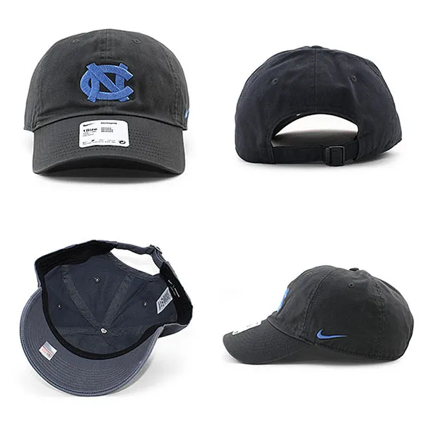 Mũ Nike NCAA Heritage 86 Logo Strapback Cap H86 Grey NKH86B-C-11127-UNCL-06H Màu Đen Xám