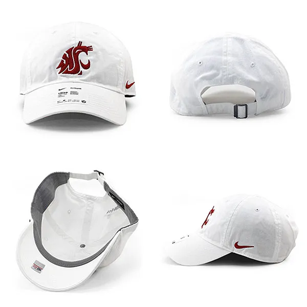 Mũ Nike NCAA Heritage 86 Logo Strapback Cap NKH86A-AV7539-100 Màu Trắng