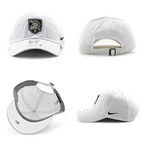 Mũ Nike NCAA Heritage 86 Logo Strapback Cap NKH86B-C-11127-10A-USMA Màu Trắng