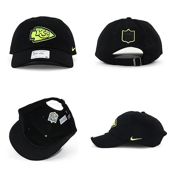 Mũ Nike NFL Heritage 86 Volt Strapback Cap Q-06UY-7G-NYE Màu Đen