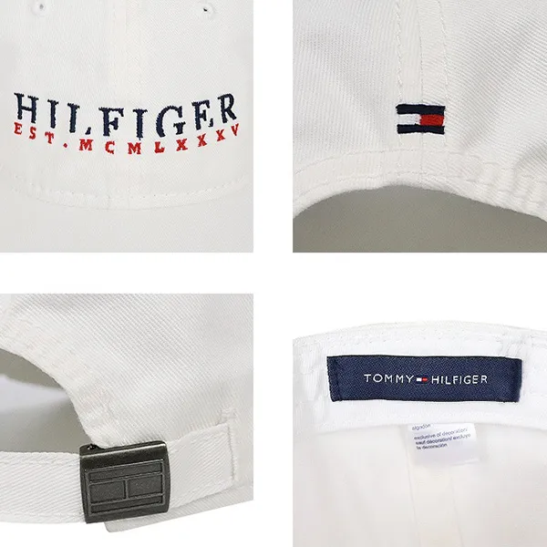 Mũ Tommy Hilfiger Randy Baseball Cap Màu Trắng - Mũ nón - Vua Hàng Hiệu