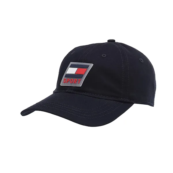 Mũ Tommy Hilfiger Rubber Logo Branding Hat Sports Baseball Cap 6950890 Màu Xanh Navy - Mũ nón - Vua Hàng Hiệu