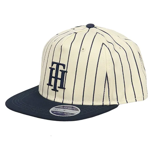 Mũ Tommy Hilfiger Signature Flat Brim Baseball Cap Màu Kem - Mũ nón - Vua Hàng Hiệu