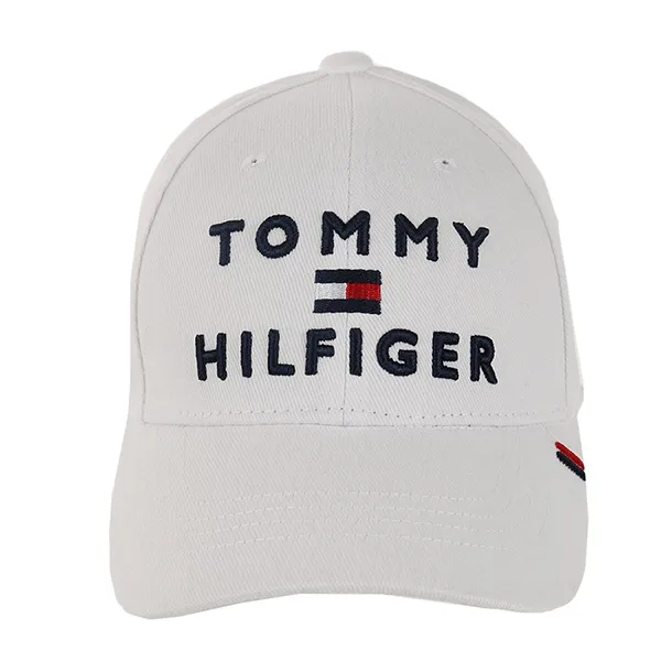 Mũ Tommy Hilfiger Triple Logo Cap THMB903F Màu Trắng - Mũ nón - Vua Hàng Hiệu