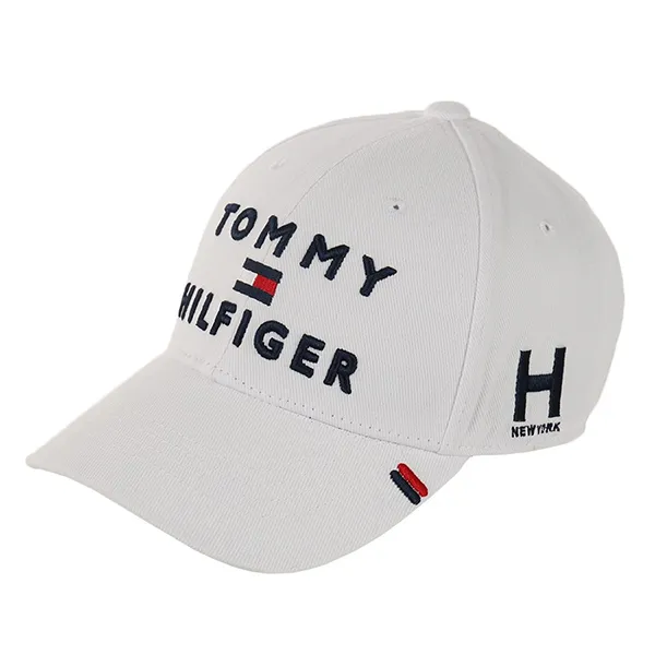Mũ Tommy Hilfiger Triple Logo Cap THMB903F Màu Trắng - Mũ nón - Vua Hàng Hiệu
