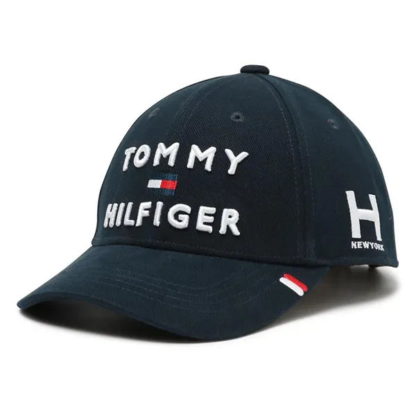 Mũ Tommy Hilfiger Triple Logo Cap THMB903F Màu Xanh Navy - Mũ nón - Vua Hàng Hiệu