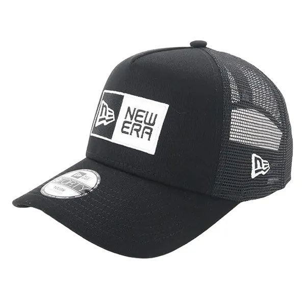 Mũ Trẻ Em New Era 9Forty Box Logo 23J Kids Mesh Cap Màu Đen