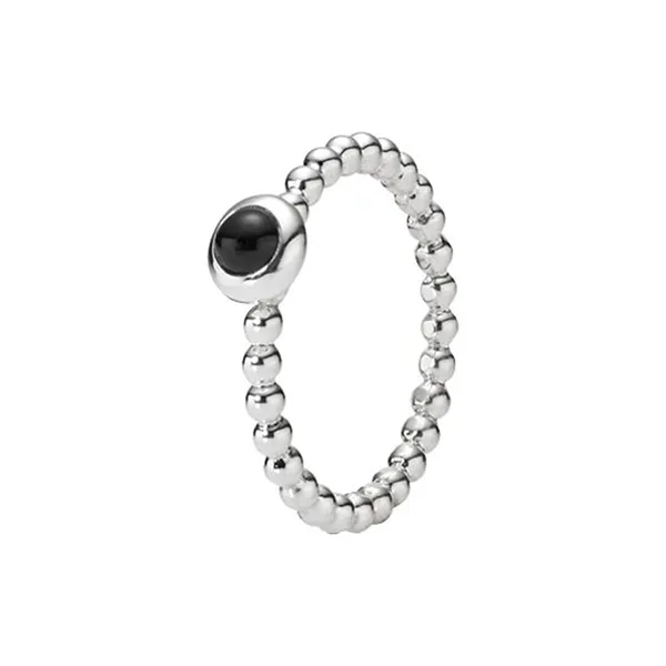 Nhẫn Nữ Pandora Beaded Ring 190610O Màu Bạc Size 52