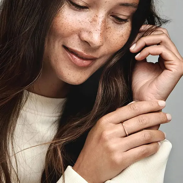 Nhẫn Nữ Pandora Rose 189048C00 Logo Bar Màu Vàng Hồng Size 52