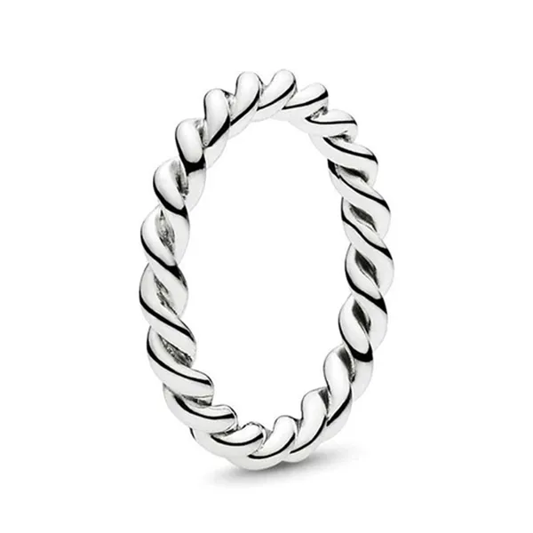 Nhẫn Nữ Pandora Twist Silver Ring 190602 Màu Bạc Size 52 - Trang sức - Vua Hàng Hiệu