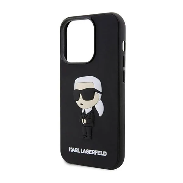 Ốp Điện Thoại Karl Lagerfeld iPhone 15 Pro NFT Ikonik Màu Đen - Phụ Kiện Công Nghệ - Vua Hàng Hiệu