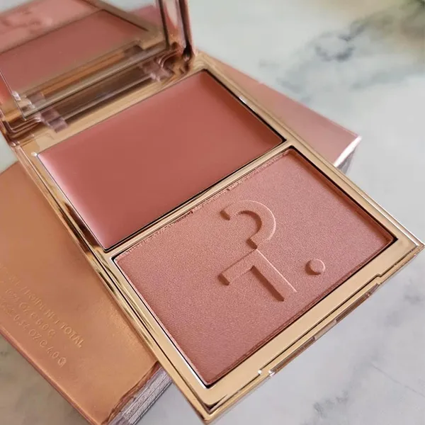 Phấn Má Hồng Patrick Ta 2in1 Double-Take Cream And Power Blush Duo Màu Not Too Much - 1