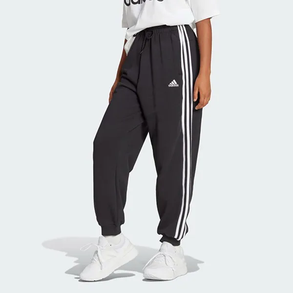 Quần Dài Thể Thao Nữ Adidas W 3S Ft Ls Pt HA4375 Màu Đen Size 2XS