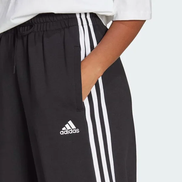 Quần Dài Thể Thao Nữ Adidas W 3S Ft Ls Pt HA4375 Màu Đen Size 2XS