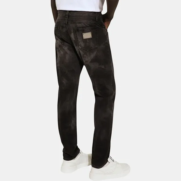 Quần Jean Nam Dolce & Gabbana D&G Regular Fit GYJCCDG8KJ2S9002 Màu Đen Xám Size 46 - Thời trang - Vua Hàng Hiệu
