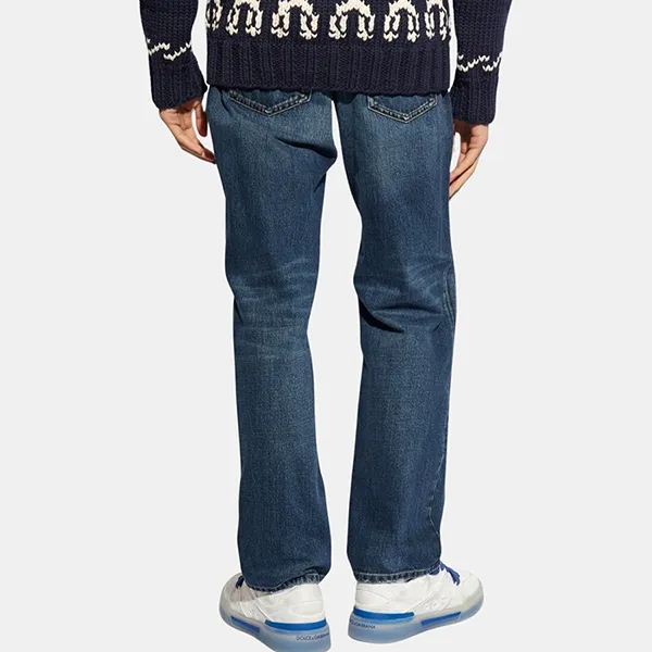 Quần Jean Nam Dolce & Gabbana D&G Navy Blue Flared Classic GP02XD G8KE5 S9001 Màu Xanh Size 48 - Thời trang - Vua Hàng Hiệu