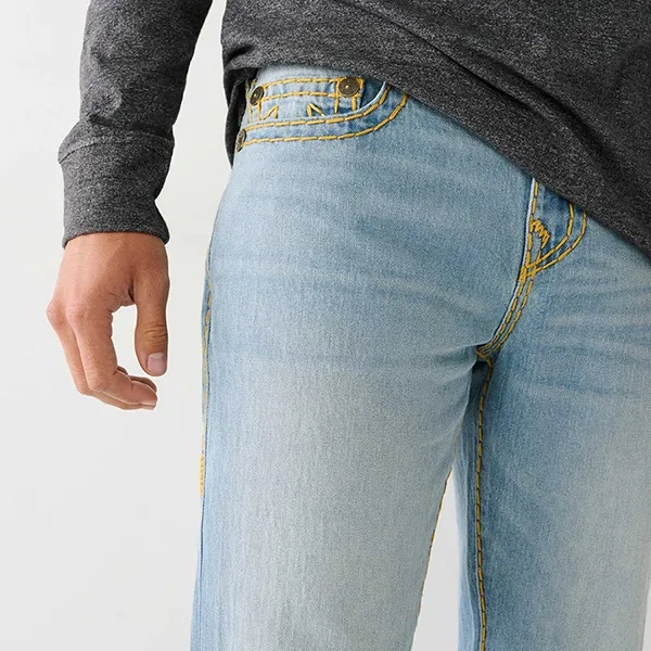 Quần Jean Nam True Religion 107965 - TA01 Màu Xanh Nhạt Size 31 - Thời trang - Vua Hàng Hiệu
