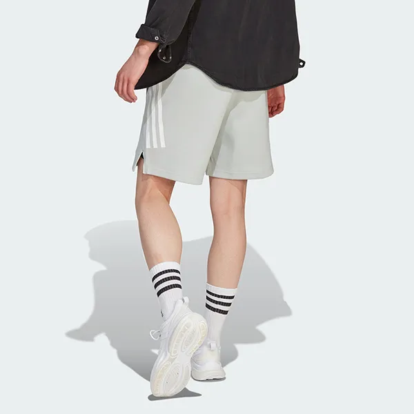 Quần Short Nam Adidas 3 Sọc Future Icons IJ6385 Màu Xám Bạc Size XS