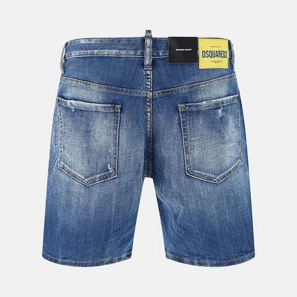Quần Short Nam Dsquared2 Denim Bermuda S74MU0827S30342470 Màu Xanh Size 48 - Thời trang - Vua Hàng Hiệu