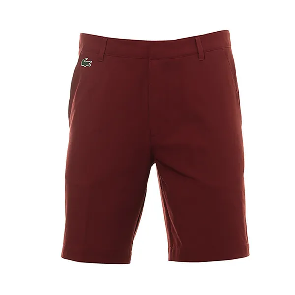 Quần Short Nam Lacoste Lightweight Stretch Golf Shorts FH3764-ZS1 Màu Đỏ Đô Size 34