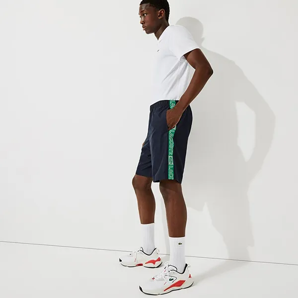 Quần Short Nam Lacoste Sport GH0875 Màu Xanh Navy Size 3 - Thời trang - Vua Hàng Hiệu