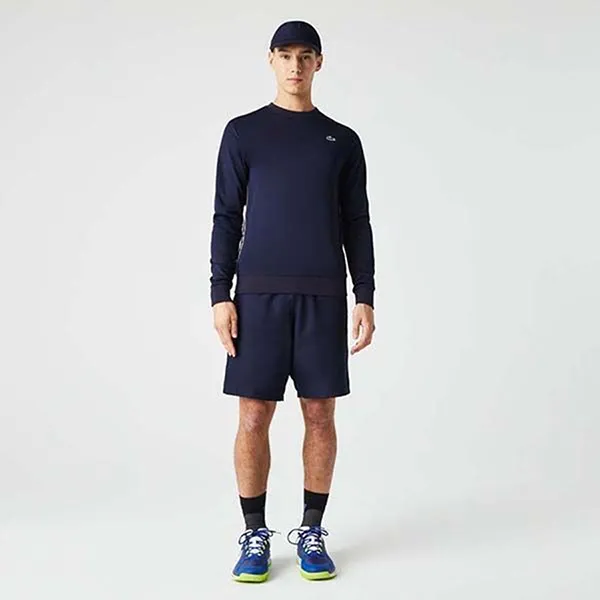 Quần Short Nam Lacoste Sport Gh9348 Màu Xanh Họa Tiết Size 2