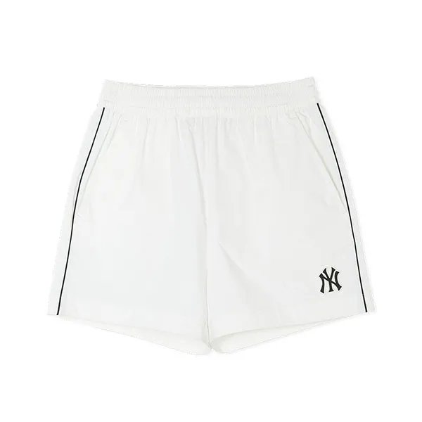 Quần Short Nữ MLB Sportive Varsity New York Yankees 3FSMV0343-50IVS Màu Trắng