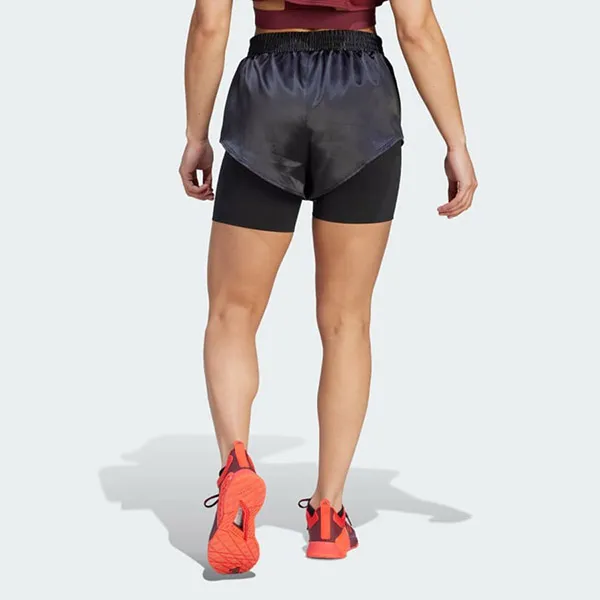 Quần Short Tập Luyện Nữ Adidas Power 2in1 Sh IL9449 Màu Đen Size 2XS