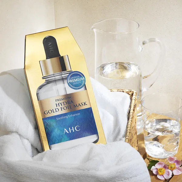 Set 5 Mặt Nạ Vàng AHC Premium Hydra Gold Foil Mask 24K Trẻ Hóa Da - Mặt nạ - Vua Hàng Hiệu
