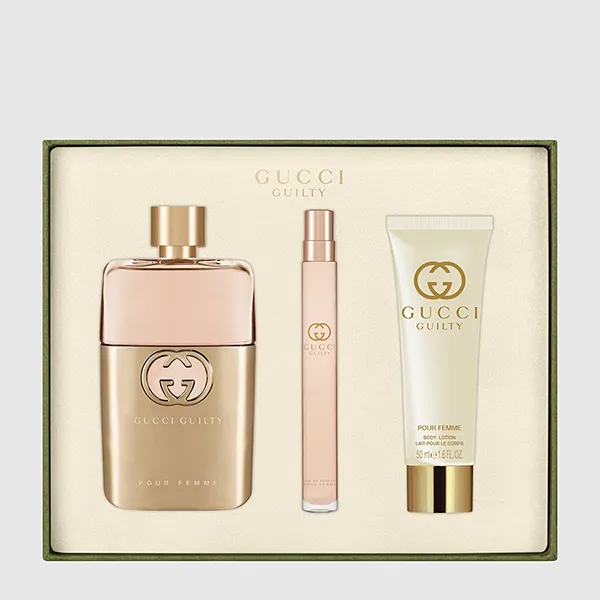 Set Nước Hoa Nữ Gucci Guilty Pour Femme EDP Gift Set 3 Món - Nước hoa - Vua Hàng Hiệu