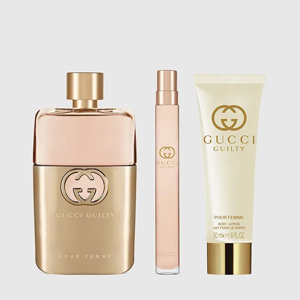 Set Nước Hoa Nữ Gucci Guilty Pour Femme EDP Gift Set 3 Món - Nước hoa - Vua Hàng Hiệu