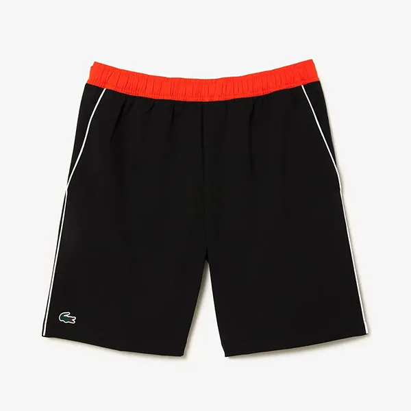 Set Quần Áo Cộc Tay Nam Lacoste Men's Tennis DH1082/GH1086 Màu Đen Đỏ Size 3 - Thời trang - Vua Hàng Hiệu