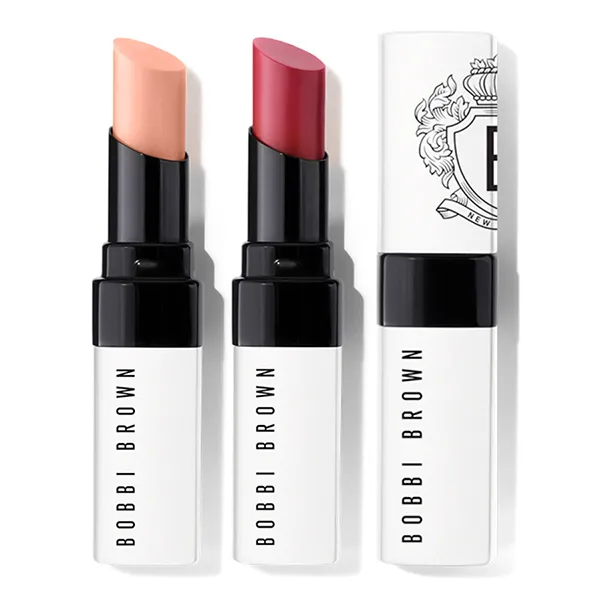 Set Son Dưỡng Bobbi Brown Extra Lip Tint (Bare Pink + Bare Raspberry) Màu Hồng Nhạt/ Đỏ Cherry - Son Môi - Vua Hàng Hiệu