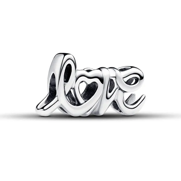 Set Vòng Đeo Tay + Hạt Vòng Charm Nữ Pandora Moments 590702HV/793055C00 Màu Bạc
