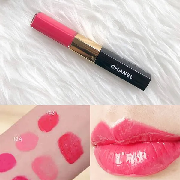 Son Chanel Le Rouge Duo Ultra Tenue Ultrawear Liquid Lip Colour 126 Radiant Pink Màu Hồng Tươi