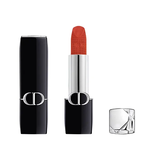 Son Dior 840 Rayonnante Velvet Finish Màu Cam Gạch Đậm