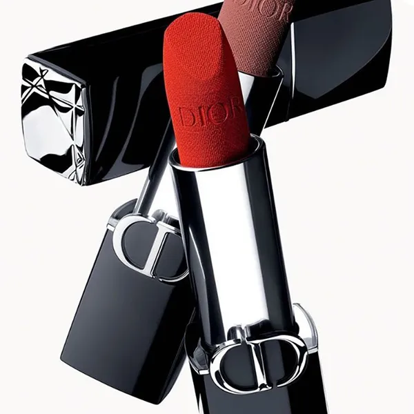 Son Dior 840 Rayonnante Velvet Finish Màu Cam Gạch Đậm
