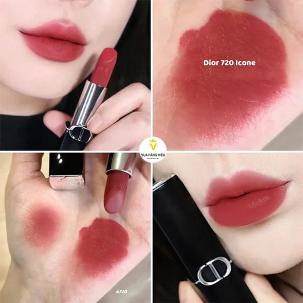 Son Dior Rouge 720 Icone Satin Màu Hồng Khô