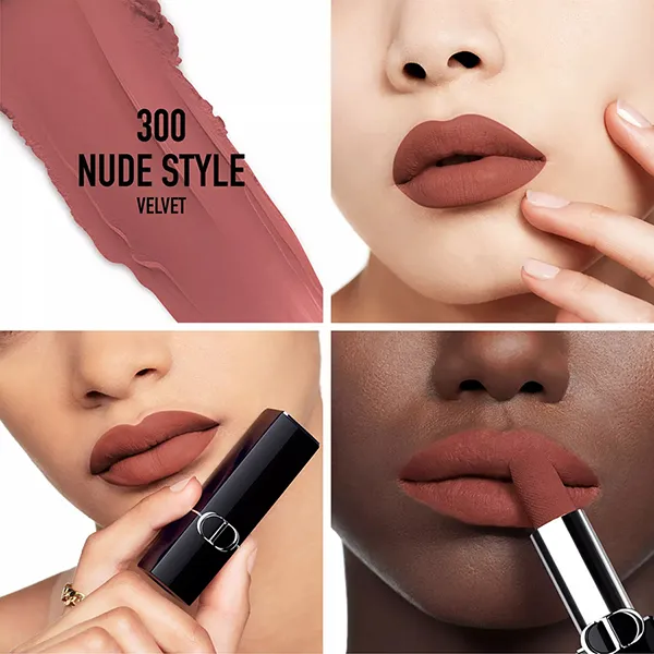 Son Dior Rouge Dior Couture Velvet 300 Nude Style Màu Hồng Nâu Đất