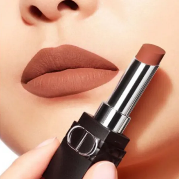 Son Dior Rouge Dior Forever Transfer-Proof Lipstick 825 Forever Unapologetic Màu Đỏ Nâu Đất