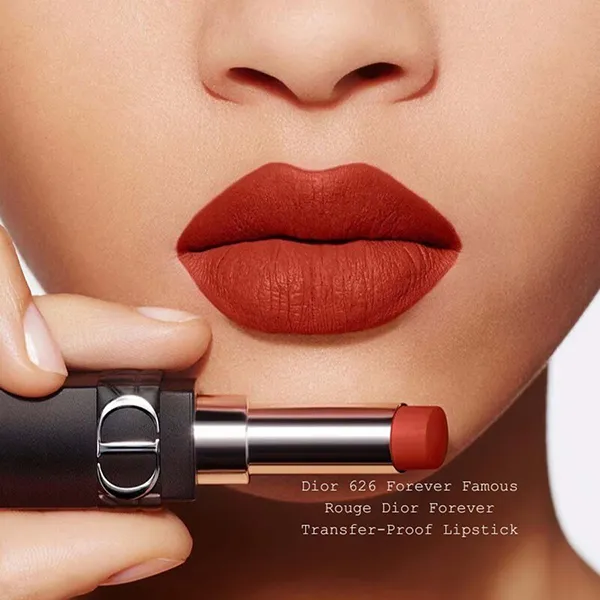 Son Dior Rouge Forever 626 Forever Famous Màu Đỏ Cam Đất