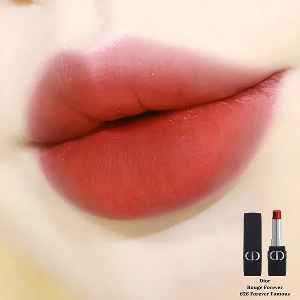 Son Dior Rouge Forever 626 Forever Famous Màu Đỏ Cam Đất