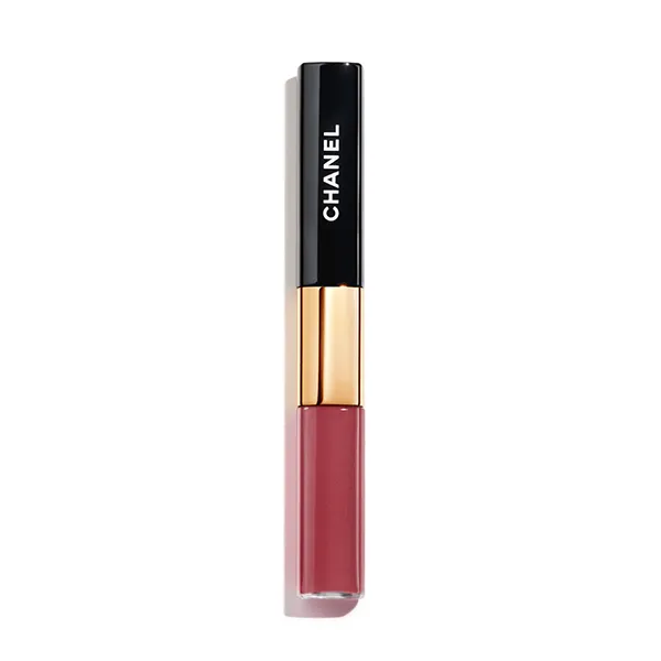 Son Kem Chanel Le Rouge Duo Colour 156 Intense Rosewoo Ultra Tenue Liquid Lip Gloss Màu Hồng Đậm