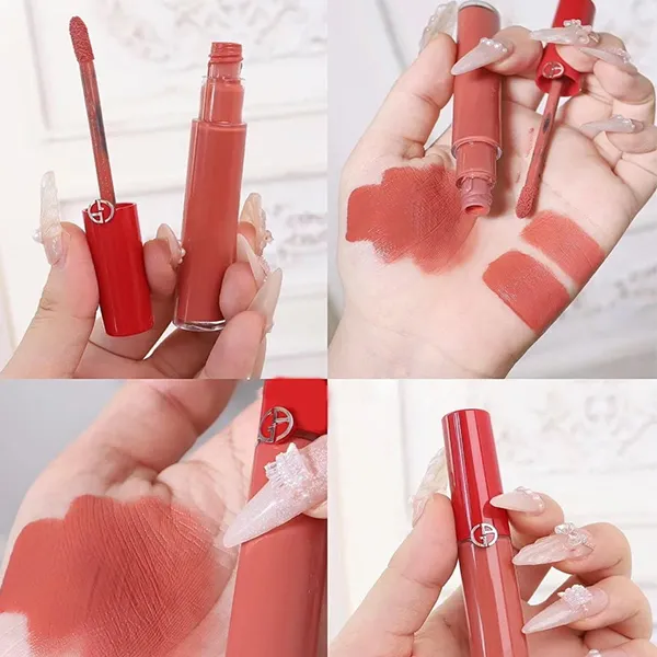 Son Kem Giorgio Armani Lip Maestro Liquid Lipstick Tansha 311 Màu Hồng Đất - Son Môi - Vua Hàng Hiệu